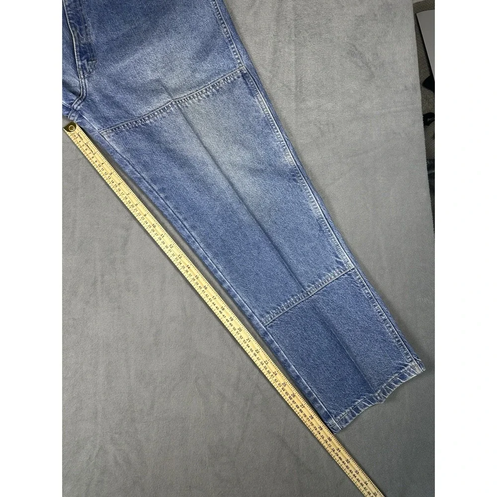 VTG 90s Y2K Dickies Carpenter Jeans Mens 38x30 Blue Denim Workwear Utility Pants
